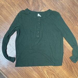 Pact Women's Long Sleeve Tee - Forest Green